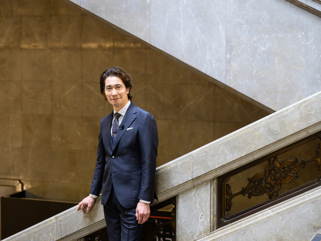 「東博コレクション展」のスペシャルサポーターに就任した、俳優・佐々木蔵之介さん。