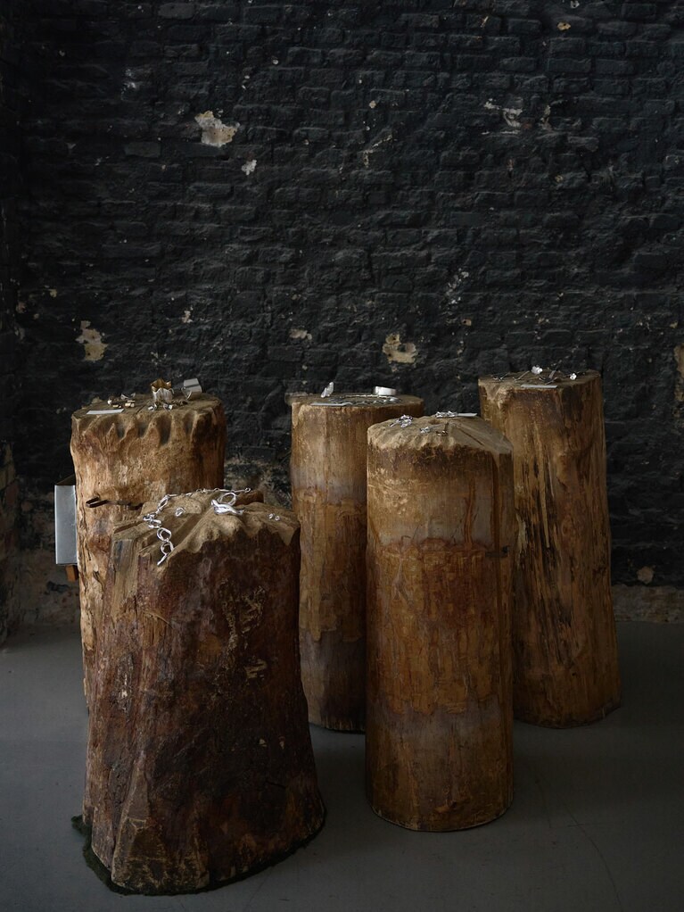 コペンハーゲン・ファッションウィークで発表した、「Itu」コレクションのインスタレーションより。