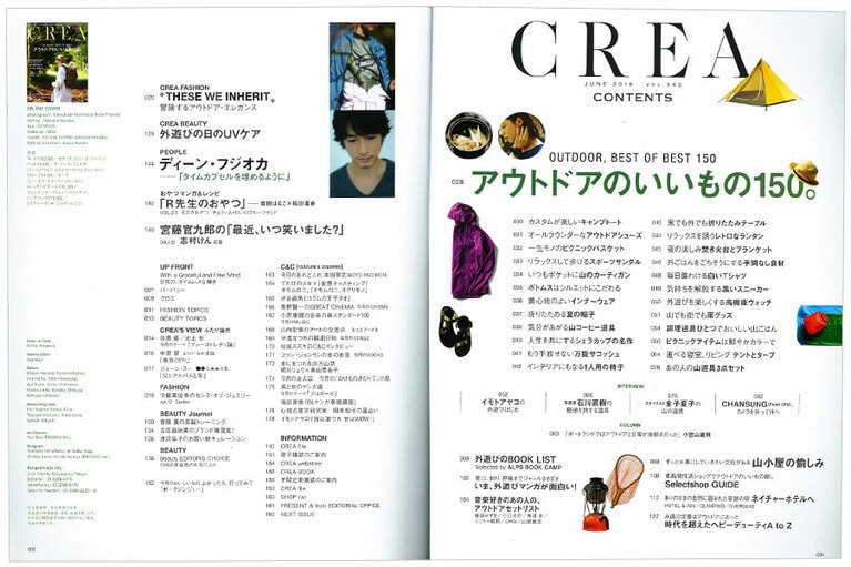 2018年6月号目次。