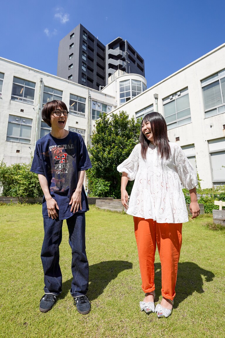 息がぴったりのひろたさんとみきちゃん。