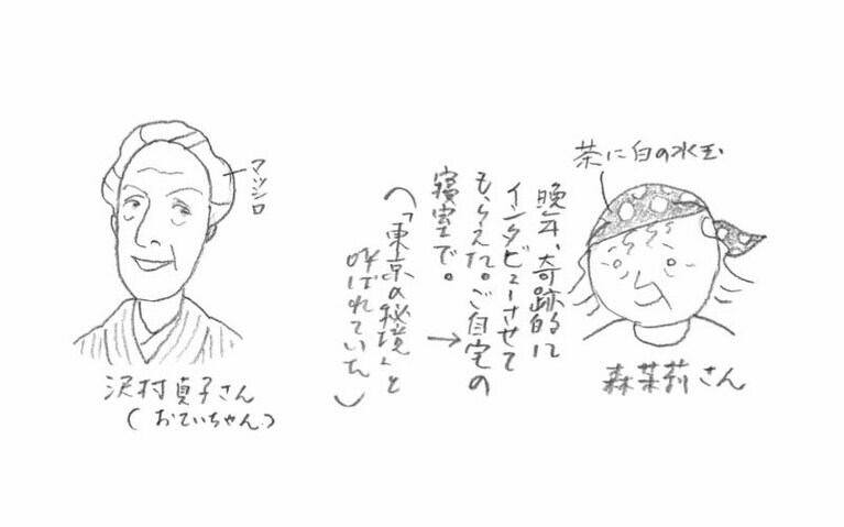 イラスト：中野 翠(『ほいきた、トシヨリ生活』より)