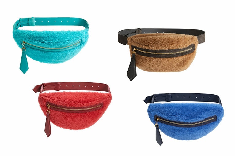 テディ バッグ 各74,000円。