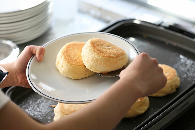 生地の厚みが長時間続く。