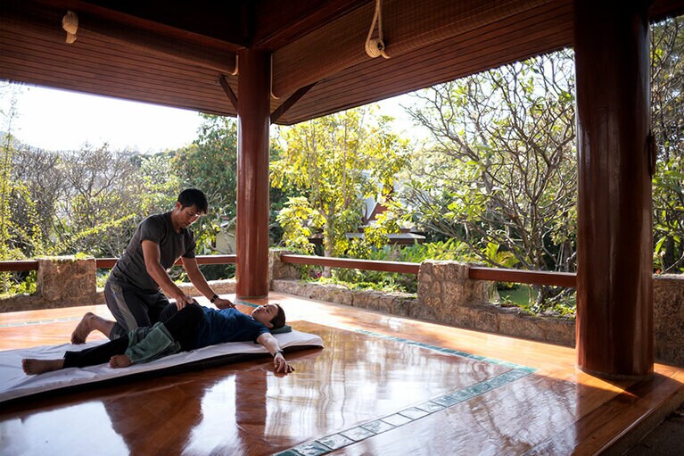 ヨガやストレッチなどのプログラムが楽しめる。