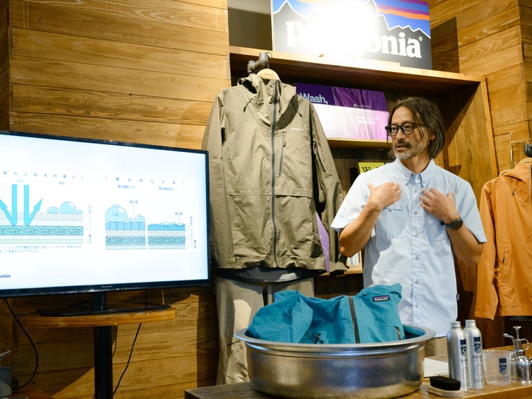 パタゴニアが開催した「Wash Party」の様子。