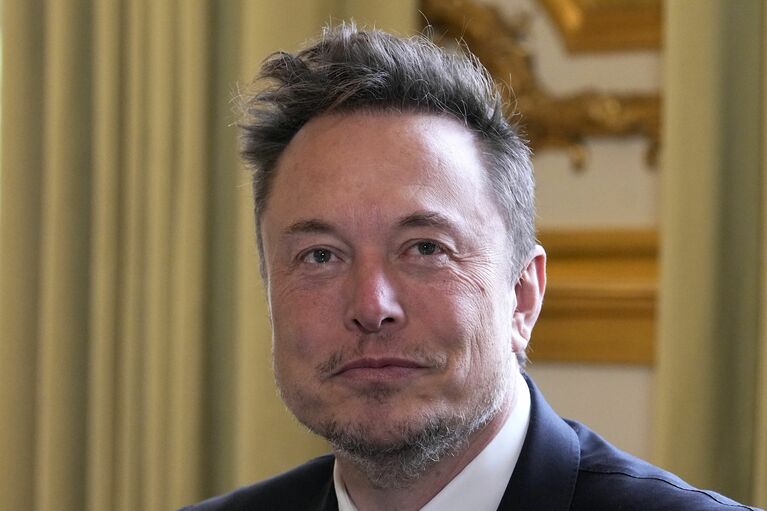 初の公式伝記を発表したイーロン・マスク　©時事通信社