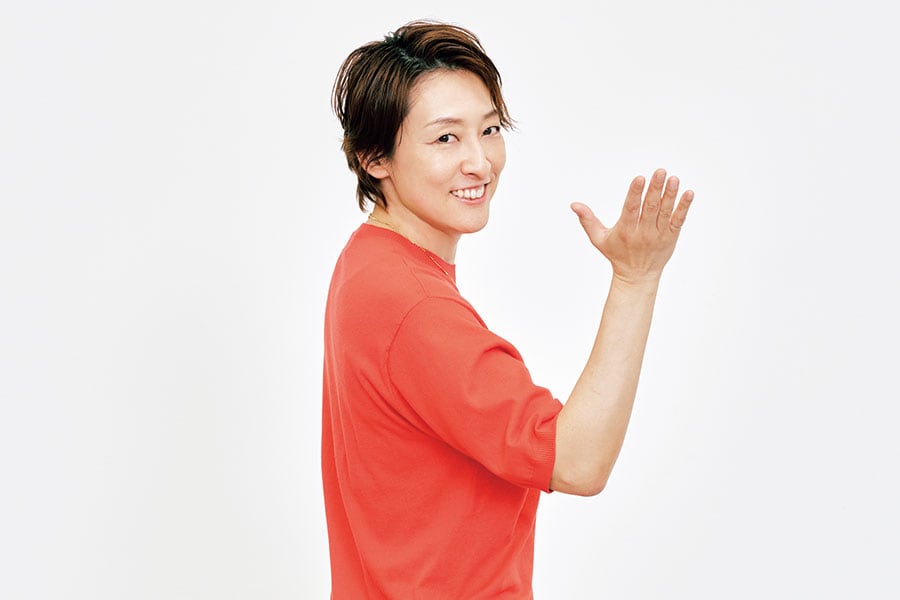 味の素(株)の河内未土さん。「アミノ酸のこと、もっと知ってほしいです!」