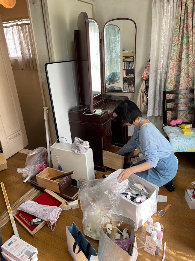 1回目の断捨離当時の私。