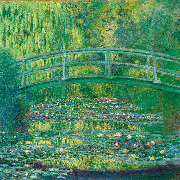 クロード・モネ《睡蓮の池》1899年 油彩/カンヴァス 88.6×91.9cm ポーラ美術館蔵。