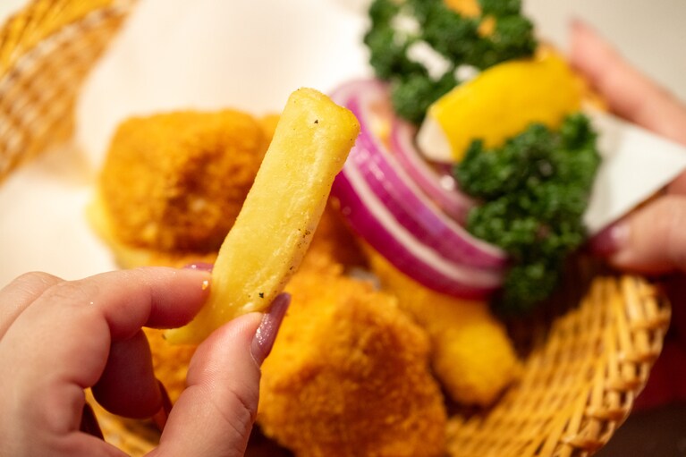 むろん、ポテトも美味である。