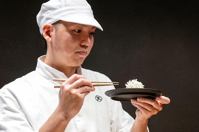 「雪餅」飲み物付き1,969円。2月14日（土）まで。