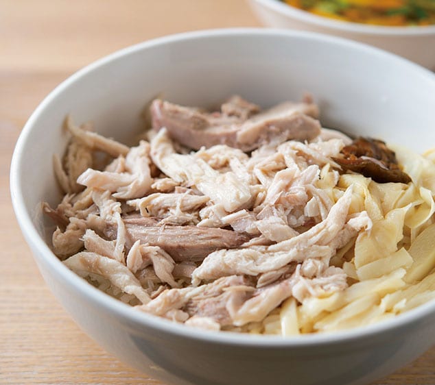 火雞肉飯(大) 80元。