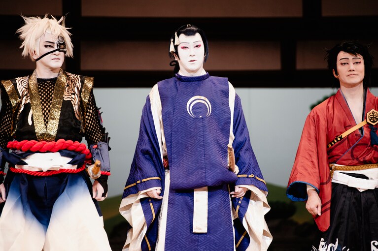 三日月宗近役／尾上松也。