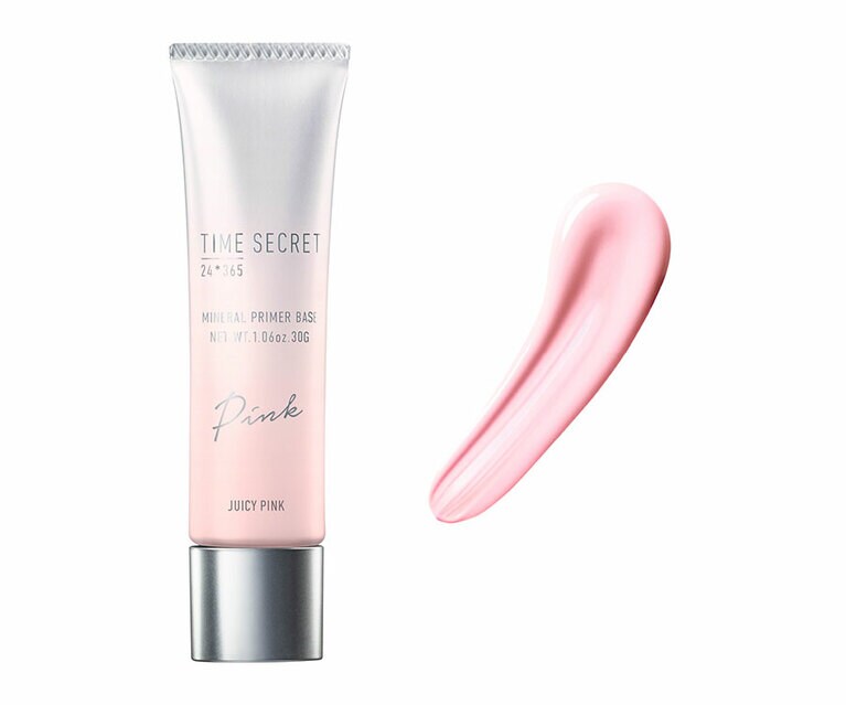 1. タイムシークレット ミネラルプライマーベース ピンク SPF23・PA+++ 30g 1,760円／msh(0120-131-370)