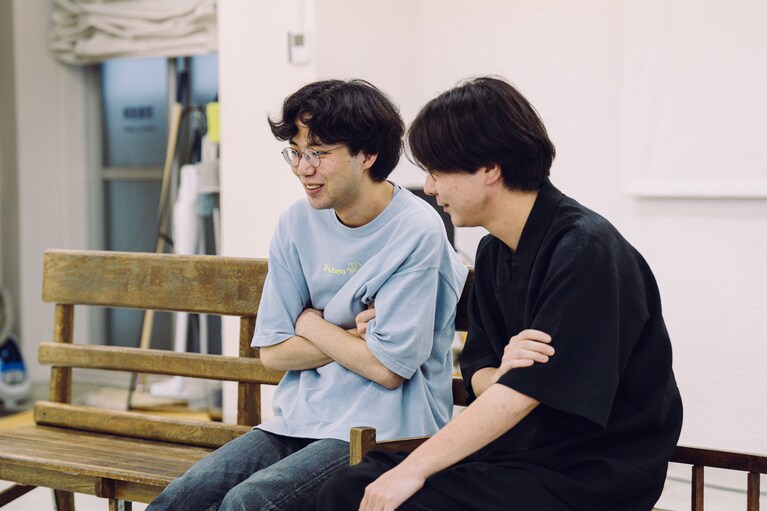 人間横丁の山田蒼士朗さん（左）と三浦さん。