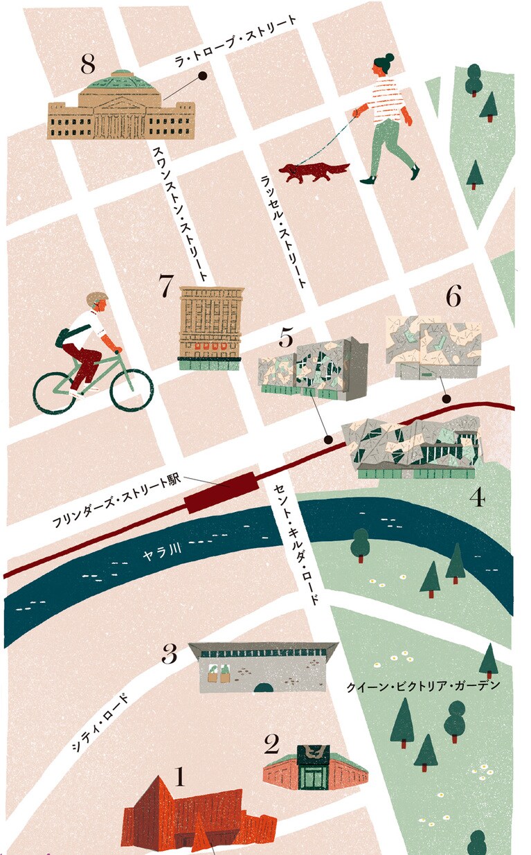 メルボルンには、数多くのアートスポットが点在する。