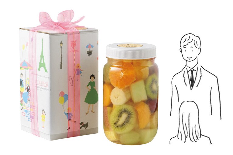 「フルーツポンチ」約1,000g 4,050円／近江屋洋菓子店