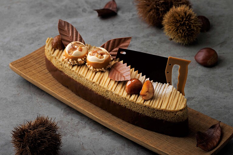 ザ・キャピトルホテル 東急「ブッシュ・ド・ノエル」（27cm×7cm／7,020円）。