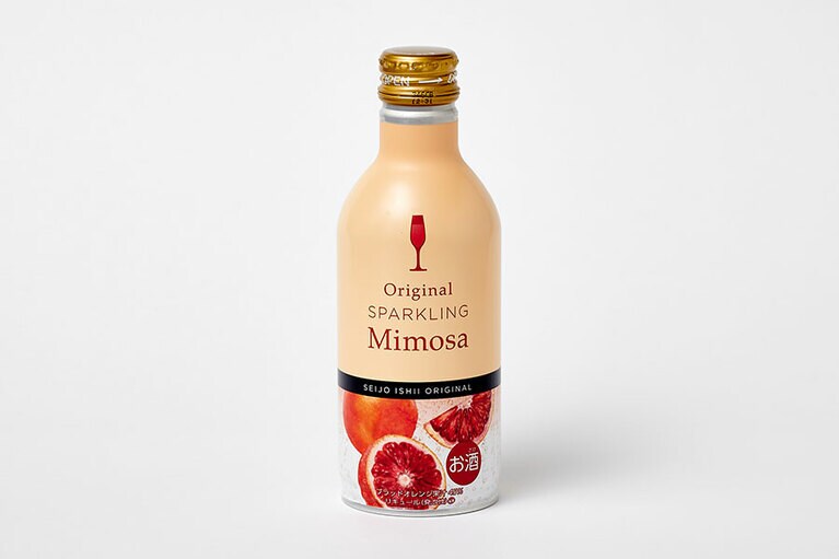 成城石井 オリジナルスパークリングミモザ 290ml 494円。
