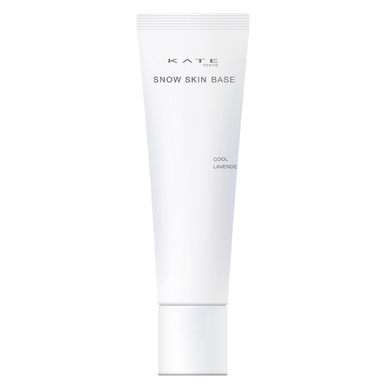 毛穴をカバーしながらトーンアップし、長時間崩れにくい優秀下地。スノートーンアップパウダーを高配合し、かつ高分散することで、光の効果で毛穴などの凹凸をカバーし、顔色全体も明るく見せる。保湿成分としてヒアルロン酸配合。ケイト　スノースキンベース SPF50・PA+++ 全2色 各30g 1,540円（編集部調べ）／カネボウ化粧品