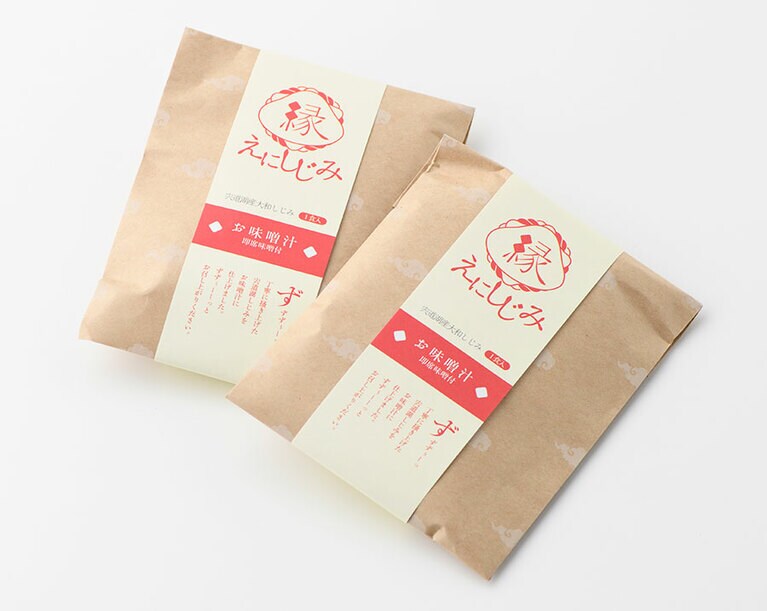 【島根県】しじみ屋の「縁(えに)しじみ」お味噌汁 各352円(1パック)。