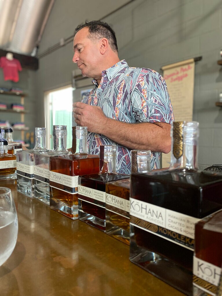 ハワイ産高級ラムを製造するKohana Rum。