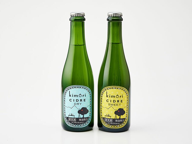 弘前シードル工房kimori「kimori CIDRE」各375ml 830円。
