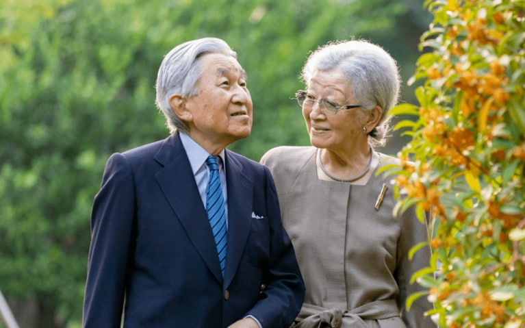 上皇ご夫妻　©文藝春秋
