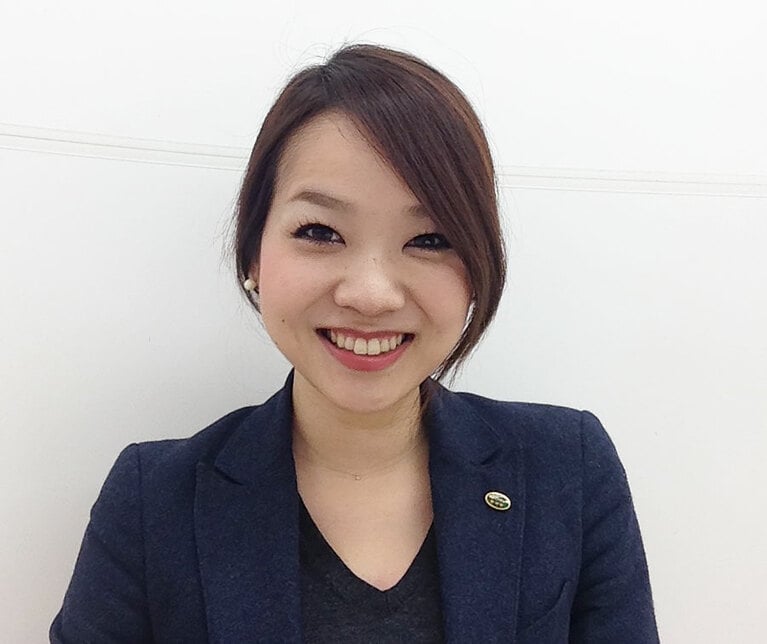 ハホニコ広報・古賀さん。