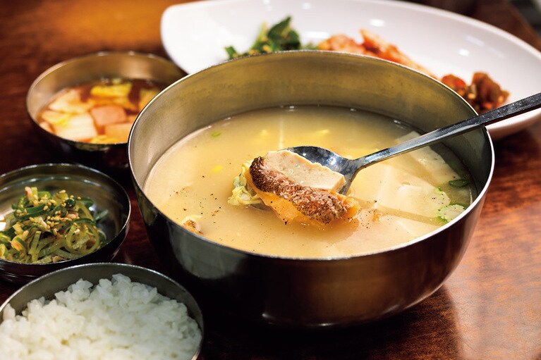 干しスケトウタラのスープ W10,000