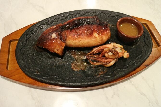 香烤鱿鱼(焼きイカ)26元(筆者提供)