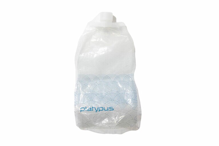 超軽量「プラティパス」の水ボトル。