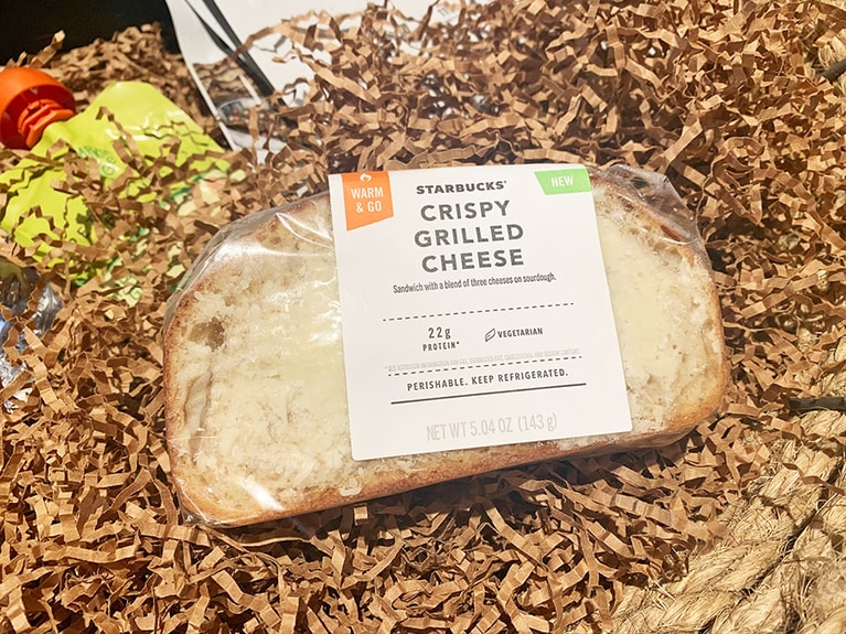 「クリスピーグリルドチーズ」 6.95ドル(540カロリー)。