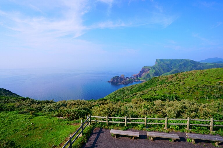 赤尾展望所(赤尾スカイライン)。