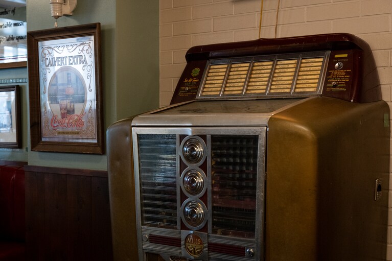 コレクションのひとつ、ジュークボックス。