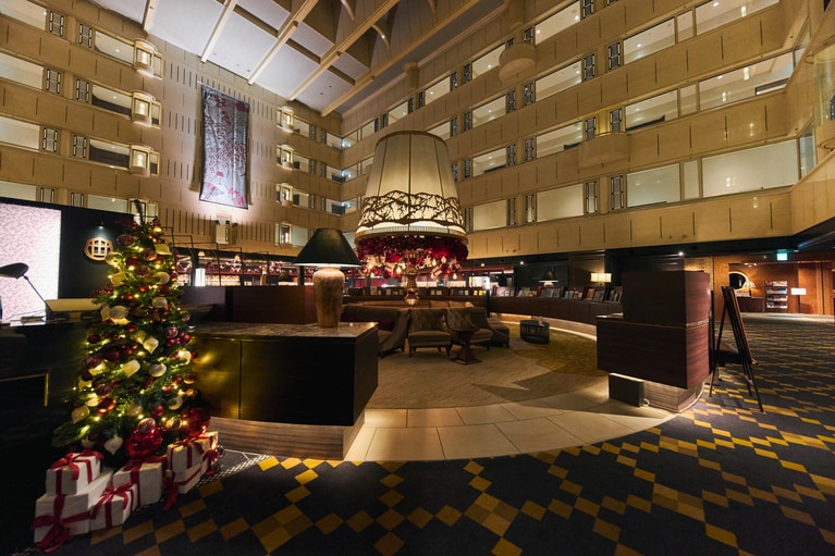 京都センチュリーホテルのクリスマスツリー。