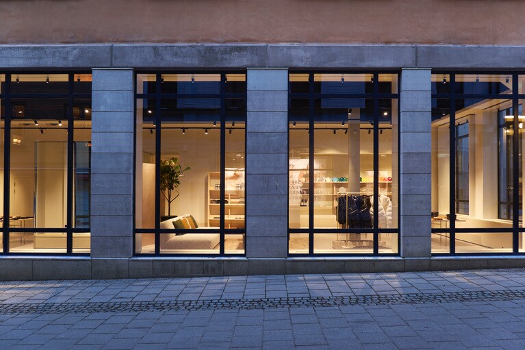 リリエンクライツのショールーム。