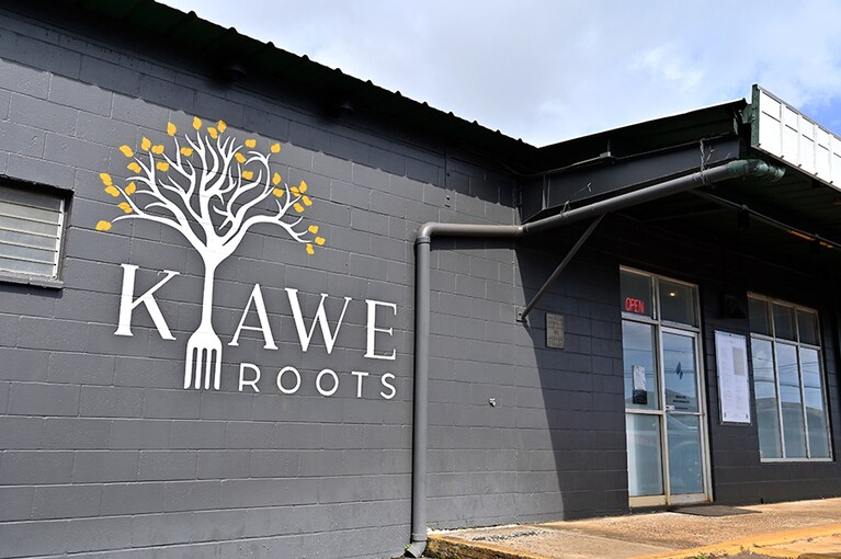 ラワイの閑静なエリアにある店。