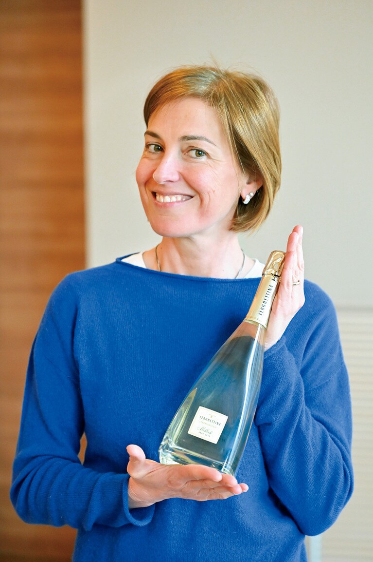 醸造からマーケティングまでをこなすラウラ氏。