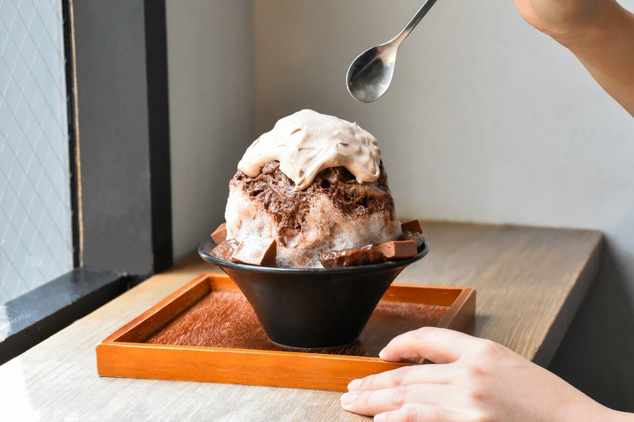「チョコレートかき氷」1,650円。提供期間:2025年6月2日~7月31日まで ※8月からはかき氷第二弾が登場予定