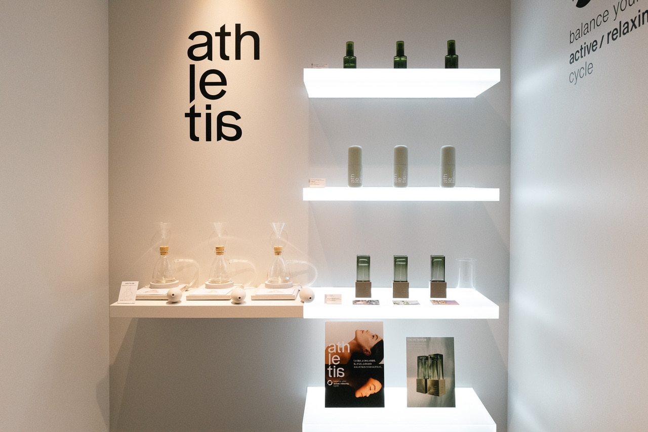 6Fにある「スキン ラボ」。6Fフロアに到着した瞬間から「アスレティア」の心地よい香りに包まれる。