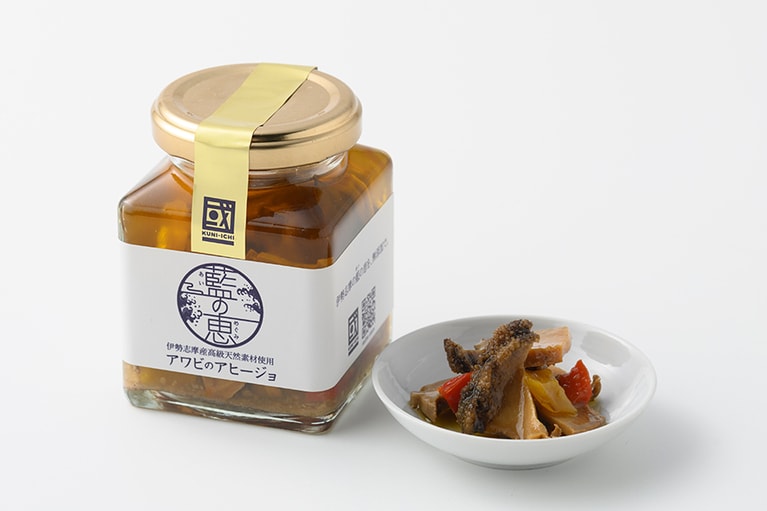 アワビのアヒージョ 150g 4,160円／荒木國一商店