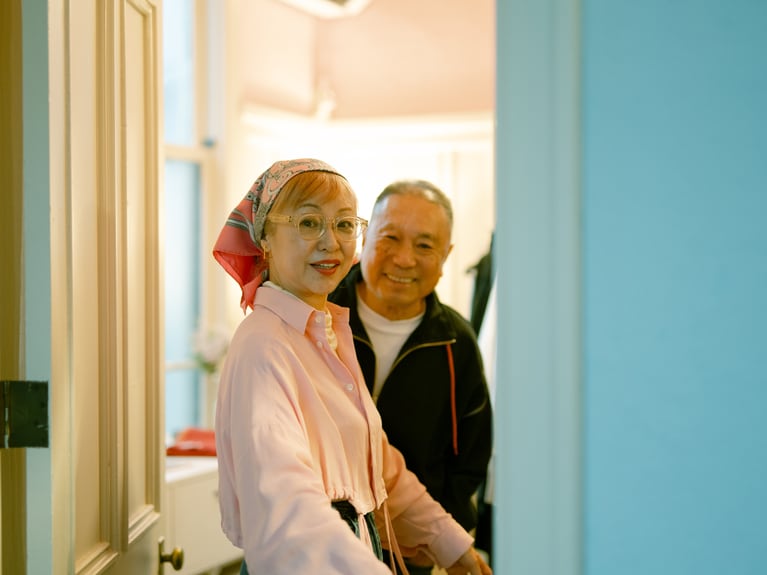 安野ともこさんと近田春夫さん。