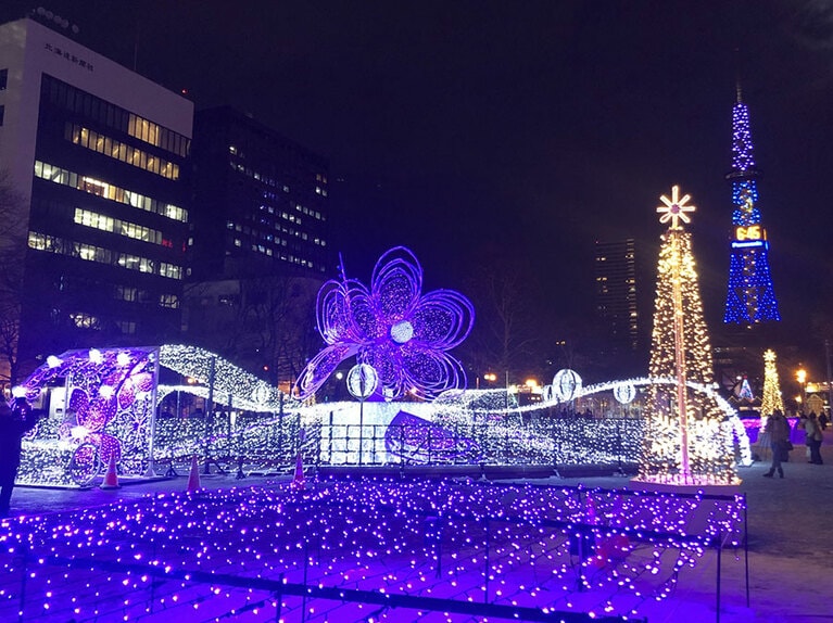 さっぽろホワイトイルミネーション。