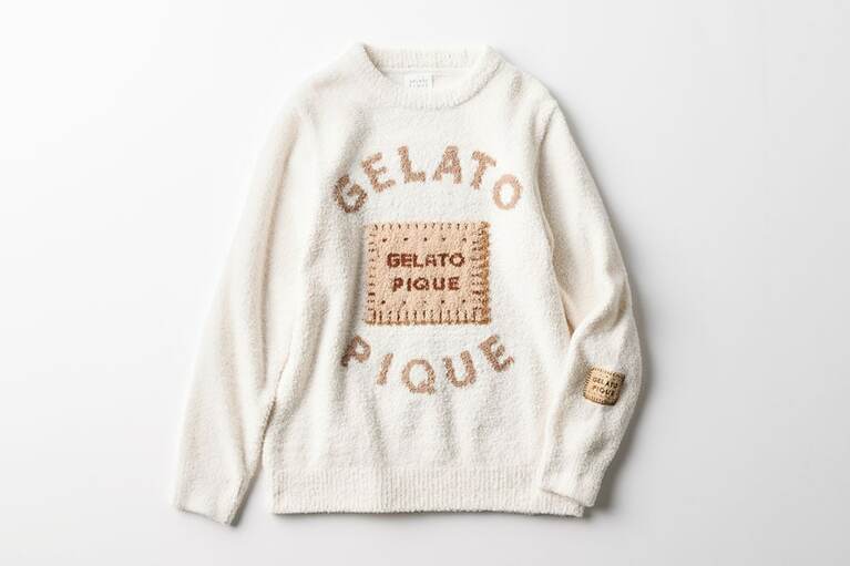 パウダービスケットJQDプルオーバー 9,020円。現在は終売／gelato pique 表参道ヒルズ店