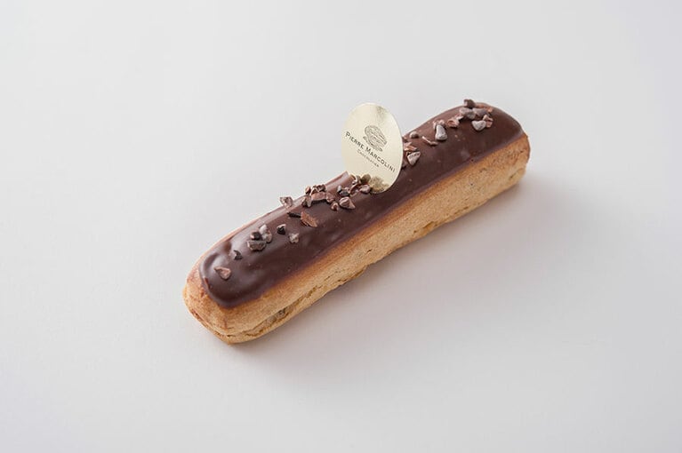 マルコリーニ エクレア チョコレート 物販 756円、カフェ 880円。※銀座本店、名古屋店で5月31日まで販売。
