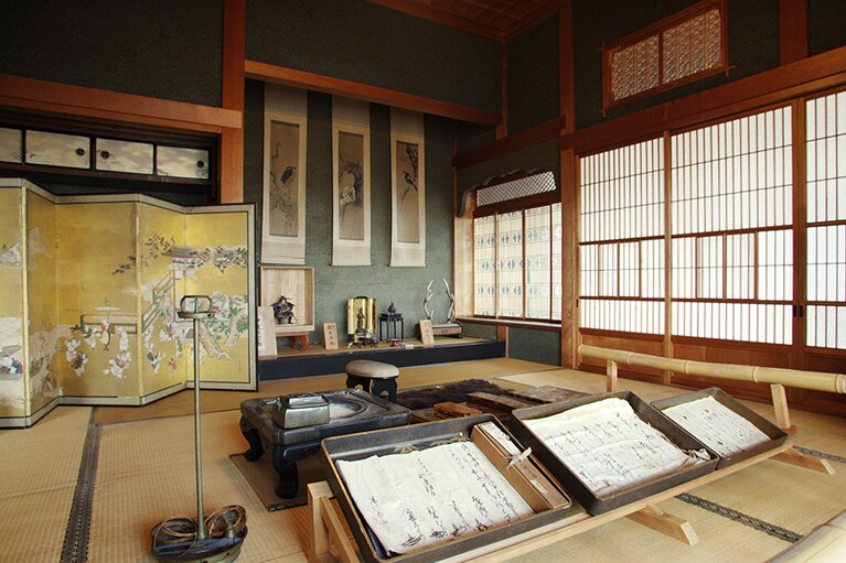 湯元 不忘閣［宮城／青根温泉］青根御殿 伊達家ゆかりの品が展示されている。