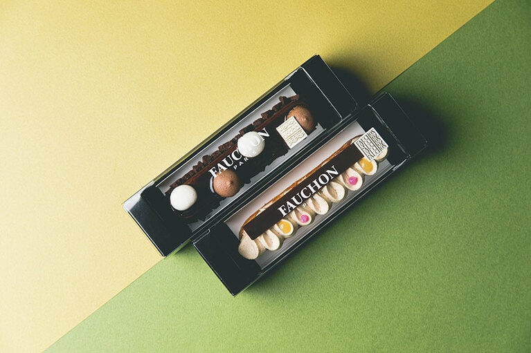 フォション日本上陸50 年スイーツ2種、ブティック販売(箱付き)のイメージ。