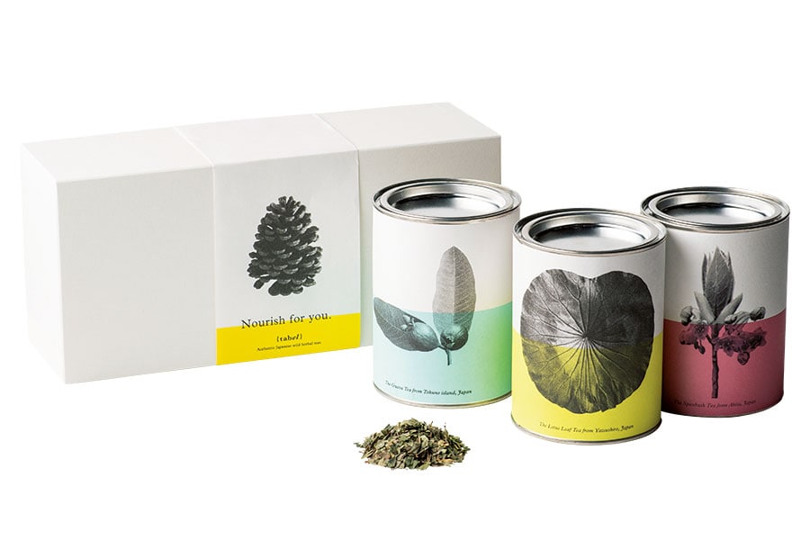 大切な人に贈る、伝統茶3缶セット「Refresh」20g×3 3,800円／伝統茶{tabel}