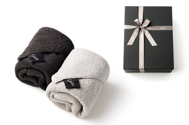 MARQUE ドゥミ4 フェイスタオル4点ギフトBOX フェイスタオル4枚(箱入り) 45×100cm 16,280円／育てるタオルshowroom